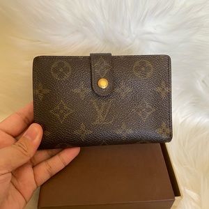 Louis Vuitton twiss lock monogram short wallet